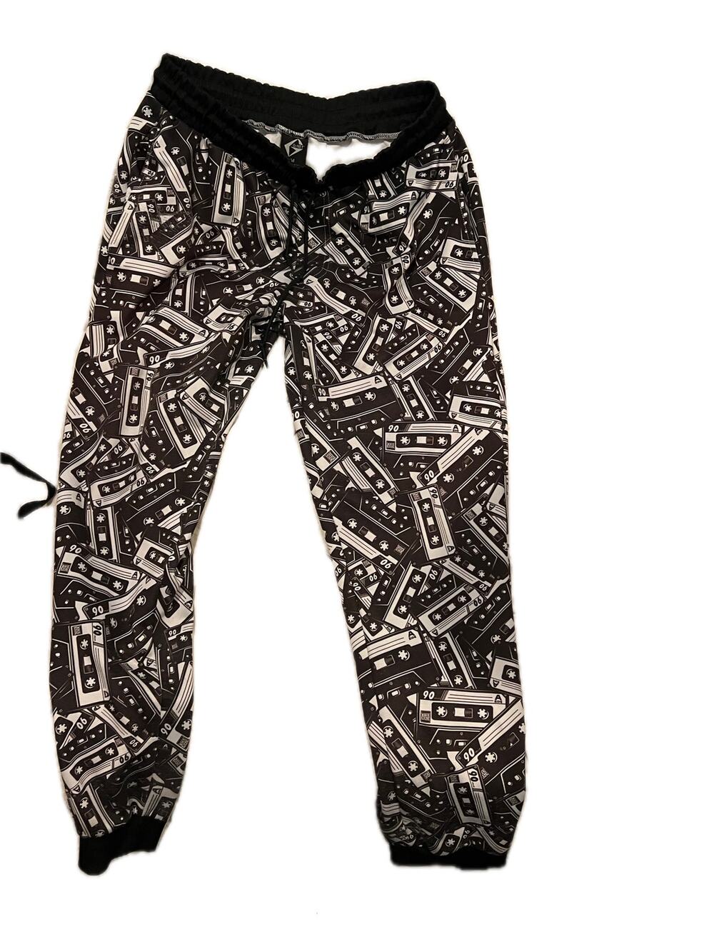 G-Net Cassette Print Track Pants Mens Medium